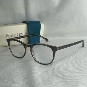 Felix Gray Roebling C8 Sazerac Crystal Tortoise Blue Light Eyeglasses 49-18-140